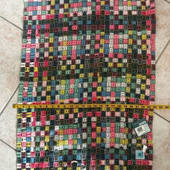 Karma Living decorative tape mat measuring tape floor mat ruler carpet rug new - Picture 2 of 3
